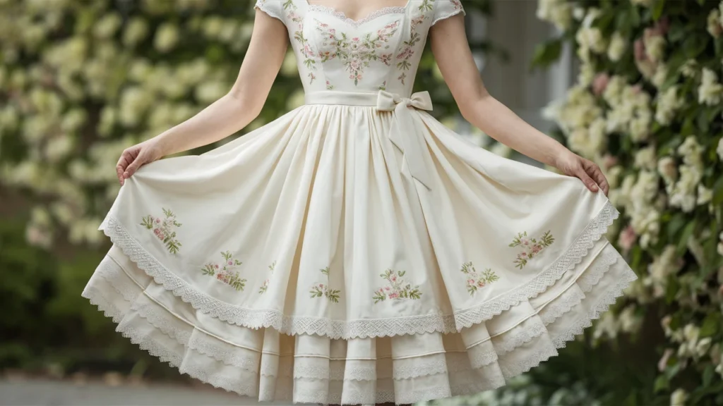 Cottagecore-Inspired Midi Dress